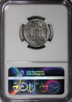 Spain Aluminum 1945 10 Centimos NGC MS63 WWII Issue NICE BU COIN  KM# 766 (079)