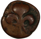 India-French Pondichery Copper ND (1715-1835) Doudou KM# 35 (19 319)