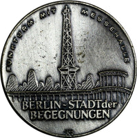 Germany BERLIN TOKEN STADT DER BEGEGNUNGEN Radio Tower (27mm) (18 338)
