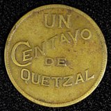 GUATEMALA Brass 1932 1 Centavo Royal British Mint 1st Year Type KM# 249 (22 830)