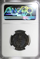 Russia-Siberia Catherine II Copper 1771 KM 1 Kopeck NGC AU DETAILS Suzun C# 3