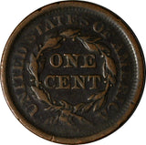 US Copper 1852 Braided Hair Large Cent 1 c. (17 001)