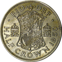 Great Britain George VI 1950  1/2 Crown 32.3 mm aUNC KM# 879 (20 077)