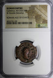 ROMAN.Gallienus AD 253-268  BI Double-Denarius / Rev. VIRTUS  NGC (10)