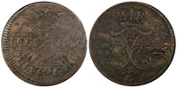 Sweden Frederick I Copper 1746 1 Ore, S.M. 29,75mm BETTER DATE KM# 416.1  ( 164)