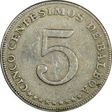 Panama Copper-Nickel 1968 5 Centesimos KM# 23.2 (21 991)