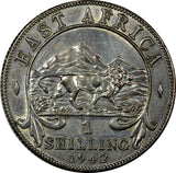 East Africa George VI Silver 1942 1 Shilling KM# 28.3 (543)