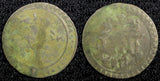 TURKEY Mustafa III  Silver AH1171 2  (1759)  Para 0.42g. Toned KM# 295 (23 643)