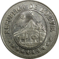 Bolivia 1978 5 Pesos Bolivianos 30mm Germany Mint KM# 197 ( 986)