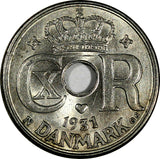 Denmark Christian X Copper-Nickel 1931 10 Ore UNC KM# 822.2 (17 275)