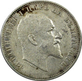 Bulgaria Ferdinand I Silver 1910 1 Lev Toned KM# 28 (22 327)