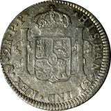 BOLIVIA Charles IIII Silver 1797 PTS PP  2 Reales KM# 71 (14 309)