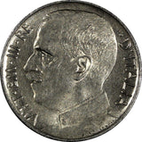 Italy Vittorio Emanuele III 1925 R 50 Centesimi Plain Edge aUNC KM#61.1  (345)