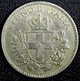 Italy Vittorio Emanuele III Copper-nickel 1918 R 20 Centesimi  KM# 58 (23 723)