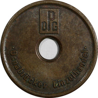 Germany Bronze Parking Token Park and Bus - Munze Osnabruck 27.5 mm (18 329)