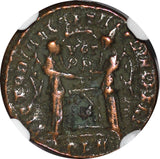 Roman Empire Constantine I AD 307-337 AE3 BI Nummus / ANGELS OF VICTORY NGC (69)