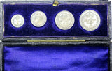 GREAT BRITAIN Edward VII Silver 1903 Maundy Set (4 Coins) Unc Original Box (47)