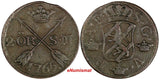 SWEDEN Adolf Frederick (1751-1771) Copper 1765 S.M.2 Ore 33.7 mm KM# 461 (302)