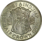 Great Britain George VI Silver 1946 1/2 Crown aUNC/UNC KM# 856 (22 090)