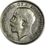 Great Britain George V Silver 1918 1 Shilling 23.5mm KM# 816