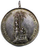 BRITISH INDIA Silver Medal 19th Century Total Abstinence Assoc 34.2mm RARE (34)