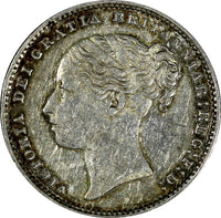 Great Britain Victoria Silver 1885 1 Shilling 'Young Head' KM# 734.4 (17 242)