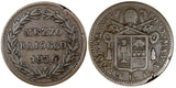 Italian States PAPAL STATES Mezzo 1836 1/2 Baiocco KM# 1319 Ex. Eklund Coll (8)