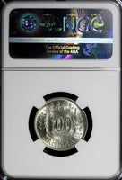Finland Silver 1960 S 100 Markkaa NGC MS65 KEY DATE Low Mintage-290,000 KM# 41