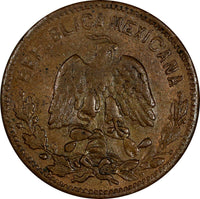 Mexico-Revolutionary GUERRERO Copper 1915 10 Centavos aUNC KM# 645 (17 725)