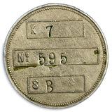 NETHERLANDS EAST INDIES Post Office Savings Bank (Postspaarbank) Token 30mm