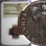 WESTERN ROMAN Honorius AD 393-423 AE2  /Rev. Glory of the Romans NGC (001)