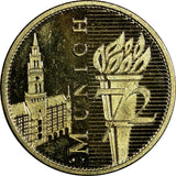 SPAIN Token - Munich 1972 - XX Olympic Games Royal Dutch Mint .Brass (18 323)
