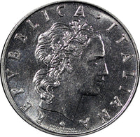 Italy Stainless Steel 1971 50 Lire 24.8 mm BU KM# 95.1 (21 314)