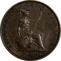 Great Britain Victoria Copper 1854 1/2 Penny KM# 726 (18 754)