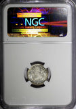 Guatemala Ferdinand VII Silver 1820 NG M 1/2 Real NGC MS64 Mint Luster KM# 65