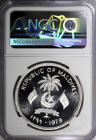 Maldive Islands Silver  PROOF AH1399//1979 100 Rufiyaa FAO NGC PF68 UC KM#60a(3)