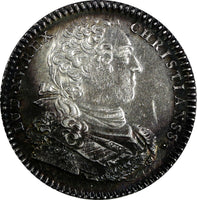 France Louis XV (1715-1774) Silver Token ND (1735) Artillerie et Génie Feu# 1136