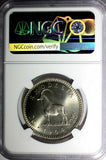 Rhodesia Elizabeth II 1964 2-1/2 Shillings = 25 Cents NGC MS64 KM# 4