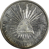 Mexico SECOND REPUBLIC Silver 1903 CN FV Peso SCARCE DATE KM# 409 (19 238)