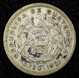 GUATEMALA Silver 1951 10 Centavos Mintage-262 964 KM# 256.1 (22 840)