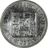 Czechoslovakia Silver 1932 10 Korun 30 mm KM# 15 (19 683)