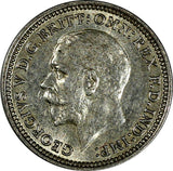 Great Britain George V Silver 1933 3 Pence KM# 831 (17 261)