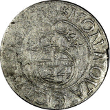 Livonia Gustav II Adolf (1621-1632) Silver 1624 1/24 Thaler KM# 10 (20 408)