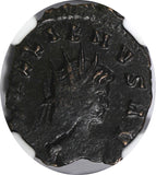 ROMAN.Gallienus AD 253-268  BI Double-Denarius / Rev. JUPITER NGC (039)