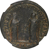 ROMAN.Diocletian AD 284-305 BI Nummus Rev. Providentia  NGC (025)