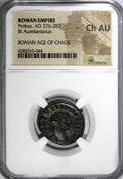 ROMAN Probus,AD 276-282 BI Aurellanianus / Felicitas standing NGC Ch AU (044)