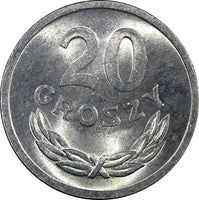 Poland Aluminum 1973 20 Groszy UNC Y# A47 RANDOM PICK (1 Coin)  ( 22 172)