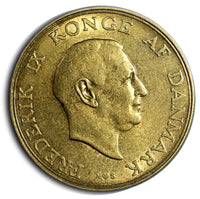 Denmark Frederik IX 1955 1 Krone XF Condition 25.5mm KM# 837.1 (4622)