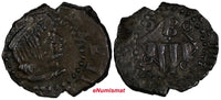 Spain Bañolas (Banyoles) Philip III (1598-1621) Copper Dinero Cal# 470 (20 389)