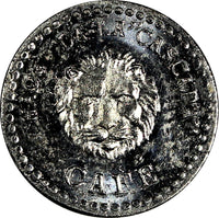 COSTA RICA COFFEE TOKEN CARLOS POLINI FERNANDEZ  LA CASCADA  1/4 LION BU  (144)